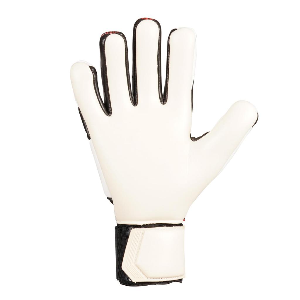 uhlsport Match Soccer GK Keeper Gloves Powerline Absolute Grip Half Negative 1011307 01 9 Black x Red x White