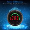 Mini Led Digital Voltmeter Dc Dc7-100V Display Round Two-Wire Car Voltage Current Meter Volt Detector Tester Monitor Pane