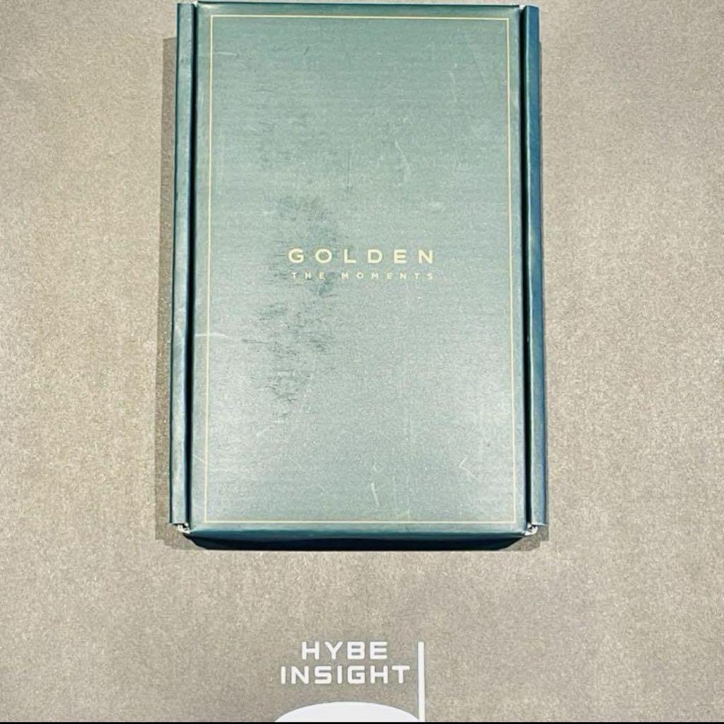 [USED] BTS Jungkook Seoul Exhibition Golden Bar with Rare Trading Card