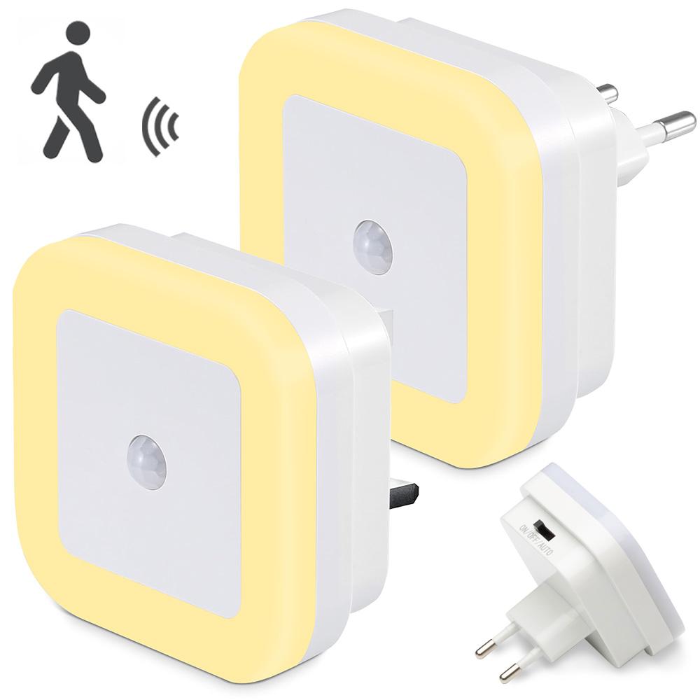 

Подключаемый светодиодный ночник, ночник, активируемый движением, энергоэффективный ночник