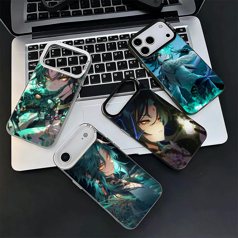 Genshin Impact Xiao Soft Phone Case for iPhone 15 16 17 Pro Max 17Air 16E 14 Plus 13 12 Mini Shockproof Cover Back Shell