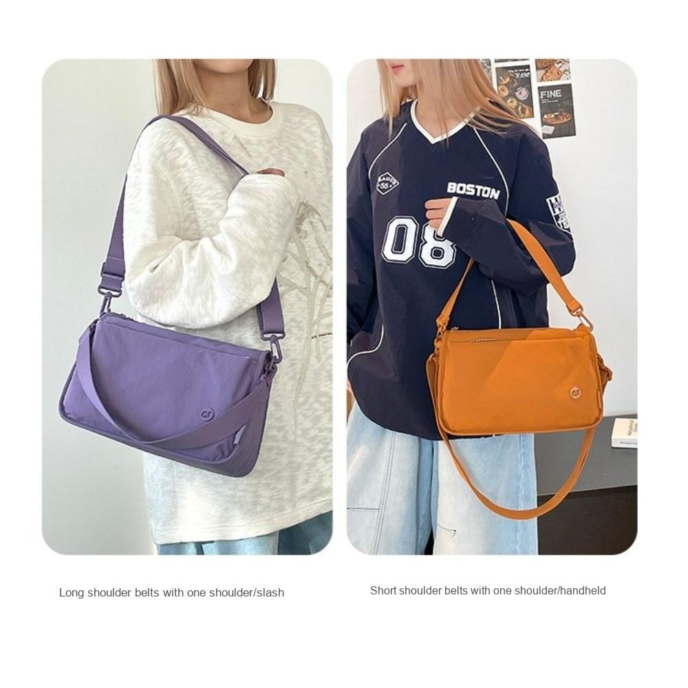 Women Large Capacity Oxford Crossbody Bag with Adjustable Strap for Daily Commute
