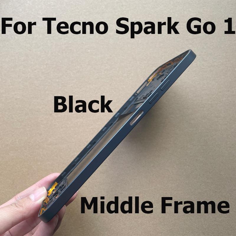 Housing Middle Frame Bezel Plate Panel Chassis For Tecno Spark Go 1 Phone LCD Frame Repair Parts