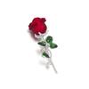 Rose Flower Brooch Pins Waterproof Rust Resistant Fashion Women Pin for Outdoor Party Birthday Gift for Friends
