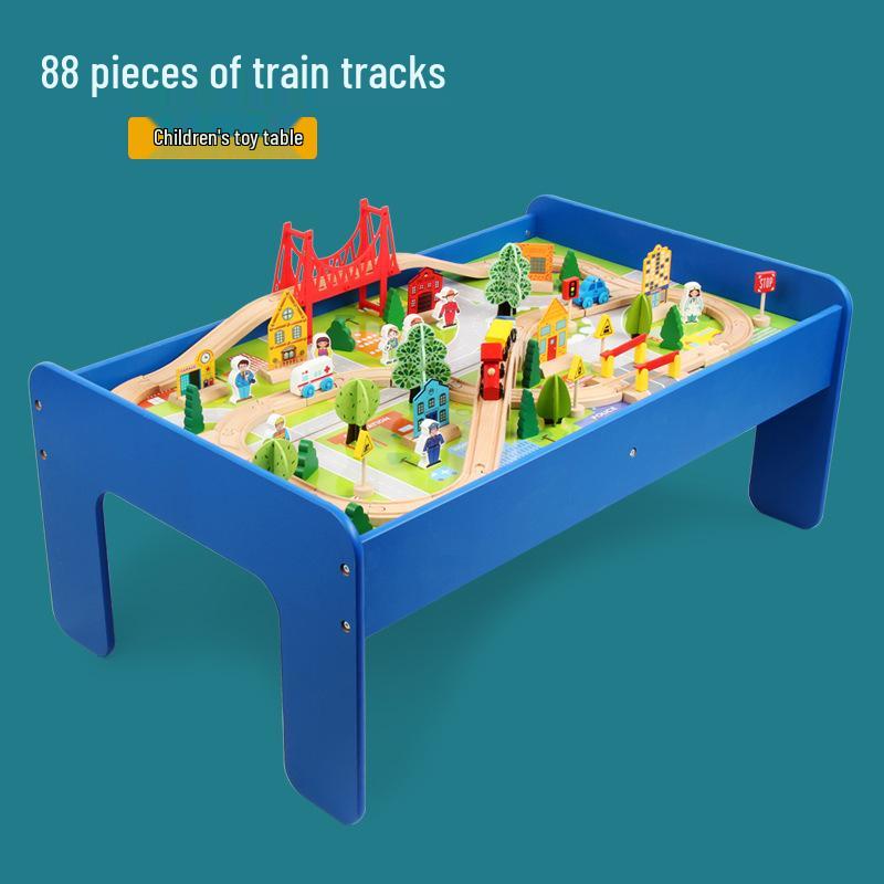 Thomas Magnetic Electric Train: Wooden Track Locomotive Educational Toy for Kids