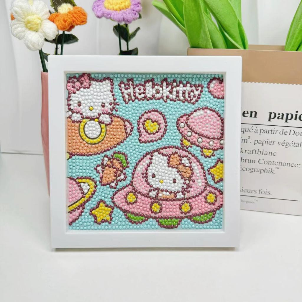 Free Shipping/Cartoon Diamond Painting Children'S Gift Handmade Cross Stitch Framed Diy Bedroom Sticker