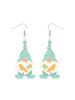 Teacher's Day Apple Pencil & Rocket Book Earrings with School Elements