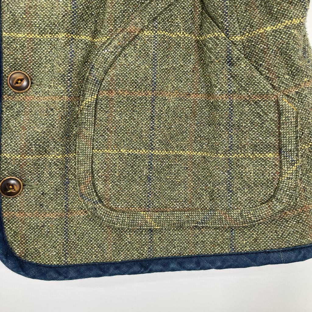 45R 7101070 Khaki Cotton Tweet X Boa Annie Bolero Jacket 2 khakiUsed