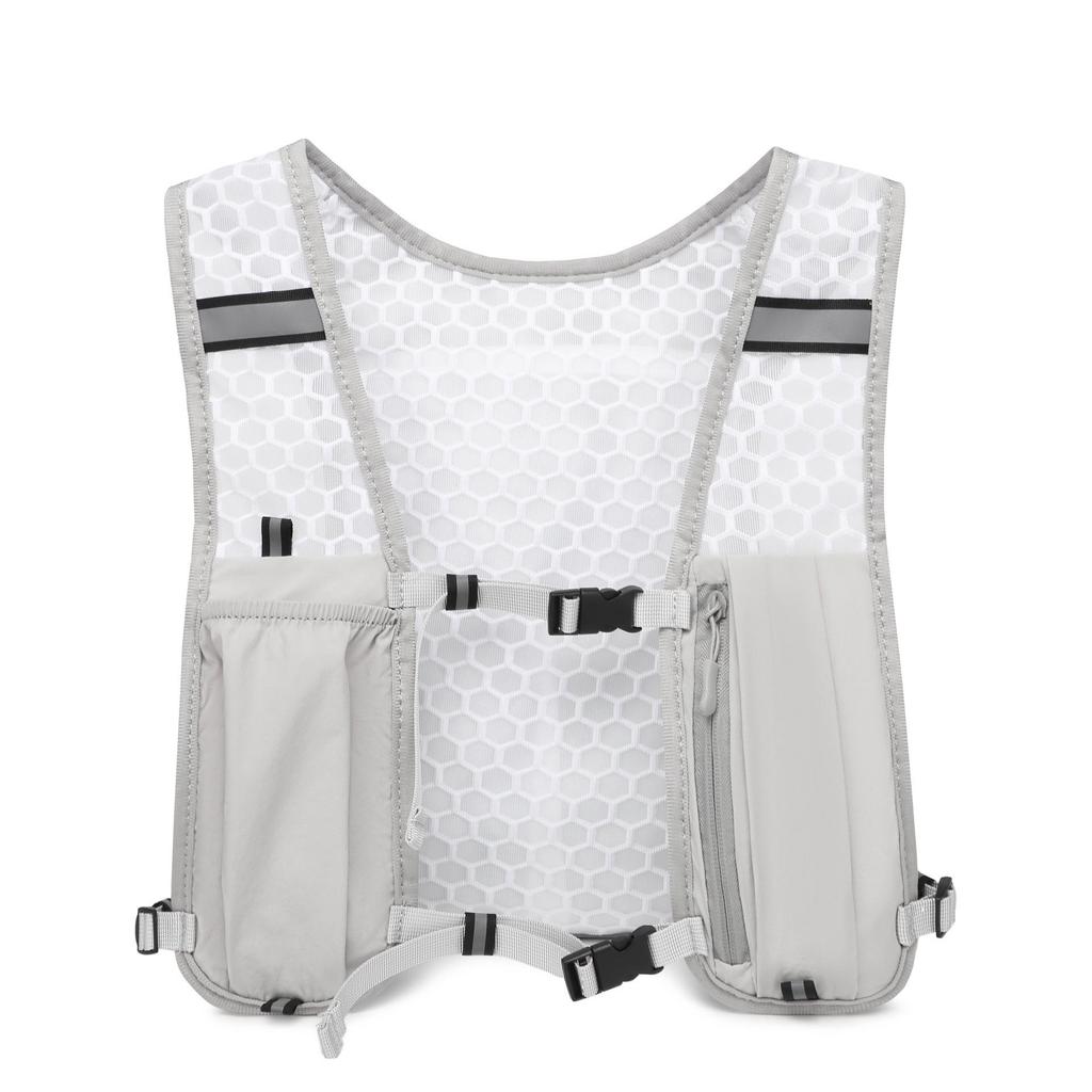 Gilet Leggero per Sport all'Aperto: Zaino da Arrampicata, Corsa, Ciclismo ed Escursionismo con Tasca per Telefono e Portaborraccia