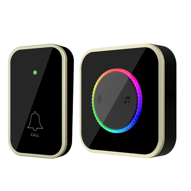 Wireless Remote Doorbell with Smart Flashing Light and Long-Range for Elderly, No Wiring Required