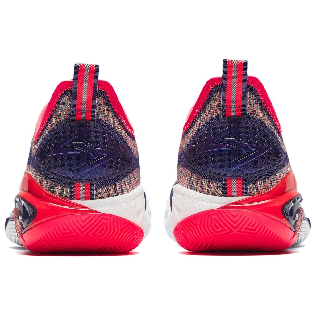 Anta Scarpe da basket Crazy 2 Pro Uomo sneaker Viola Rosso Arancione 912541606-3