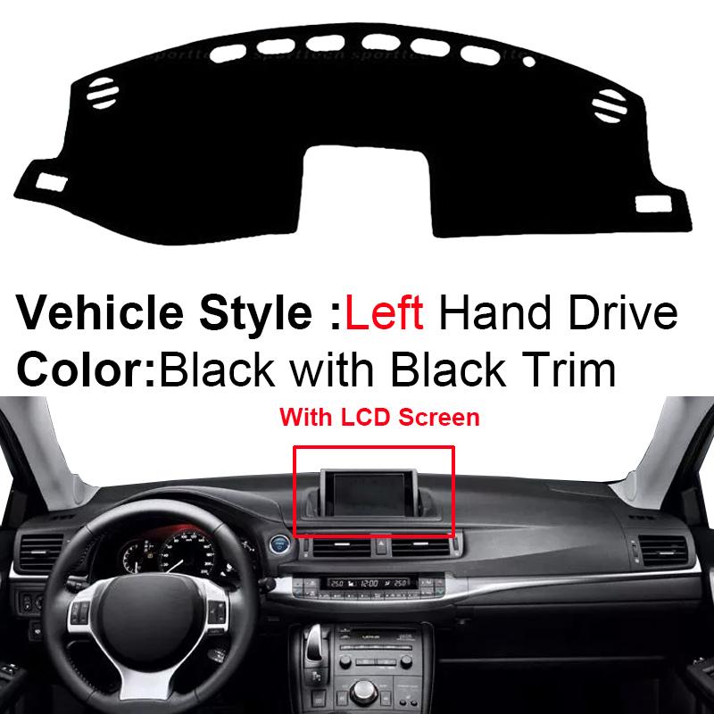 Car Inner Dashboard Cover For Lexus CT 200h 2011 - 2019 CT200h Auto Dash Mat Carpet Cape Sun shade Dashmat Pad 2018 2017 2016