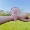 Sanrio Portable Cartoon Watch Fan: Rechargeable Handheld Mini Electric Fan Gift for Girls