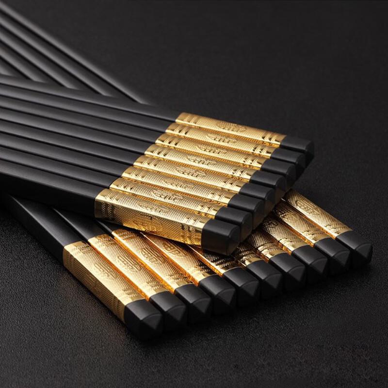 Jin Fu Cartoon Style Alloy Chopsticks with Copper Heads