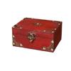 Retro Jewelry Storage Case Square Wood Treasure Box Lockable Password Box  Bracelet