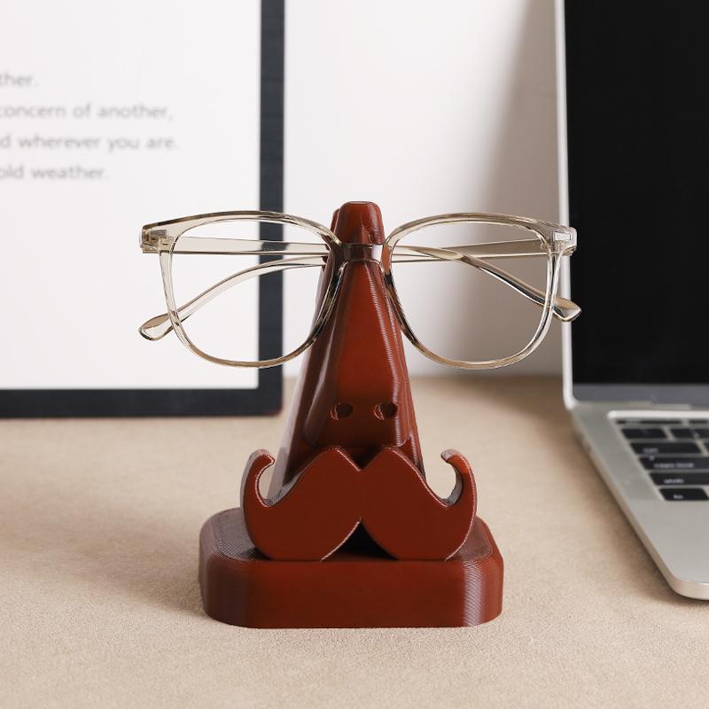 Creative Beard Glasses Holder Office Desk Glasses Stand Sunglasses Storage Rack Home Bedroom Decoration Ornament Gift