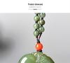 Natural Hetian Jade Pixiu Pendant, Exquisitely Carved with Ball for Men & Women