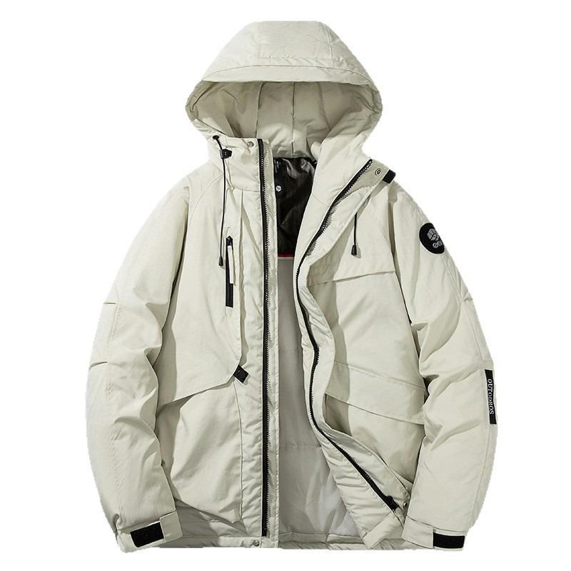 Winter new cotton clothes, men's hoodies, loose casual, thickened graphene warm jackets, winter clothes trendy cotton clothes