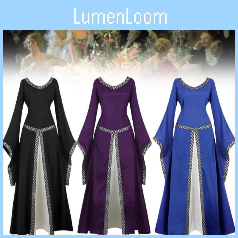 Renaissance Medieval Dress For Cosplay Game Anime Enthusiasts With Polyester Fabric