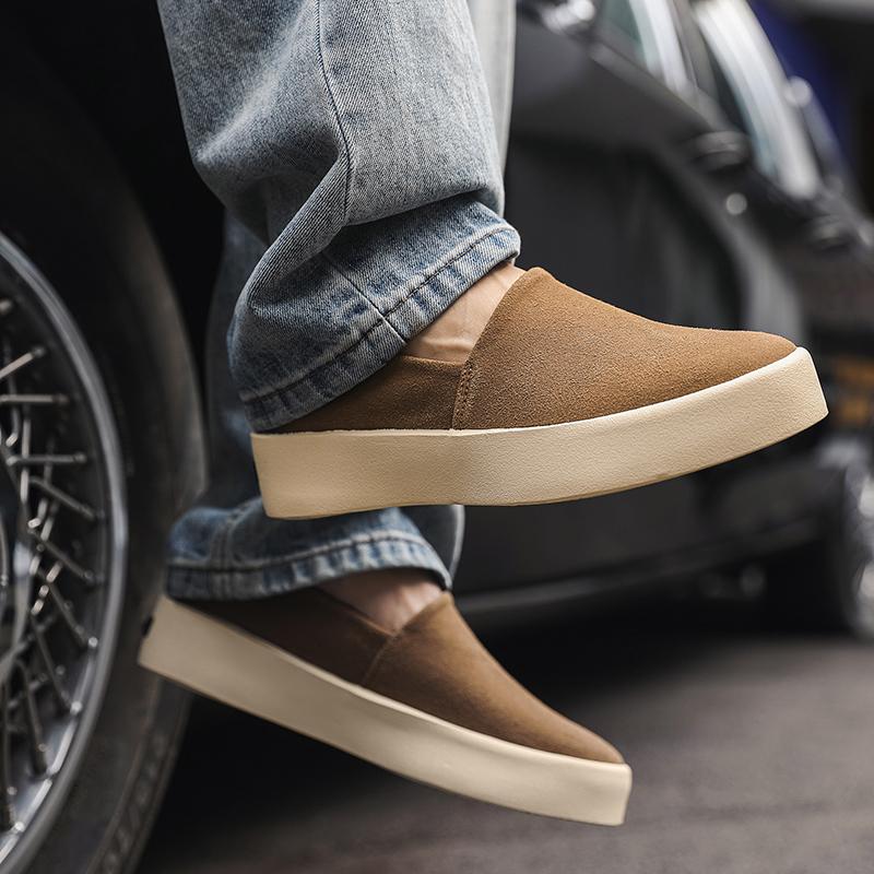 Fashion New Arrival Men's Loafers Leather Business Casual Shoes Slip-On Comfortable Office Dress Shoes for Men Walking Driving Flats