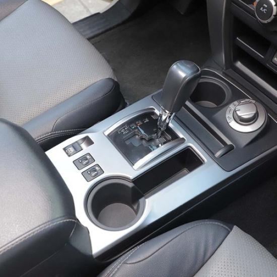 Gloss Black Center Console Gear Shift Control Bezel Cover Trim For 4Runner 2010+