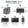Soporte de Pared VESA para Altavoz WORLDLIFT Capacidad de Carga Total Ancho Compatible con pulgada Soporte Negro, y 2 en 1, 4 kg, Ajuste de 54.5-79 cm, Monitores de 24-37 pulgadas,