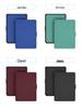 Compatible Kobo Clara HD Linen Texture Protective Leather Case for 2018 Model & Tolino Shine 3