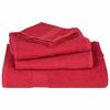 VidaXL Serviettes de sauna 10 pcs rouge 80x200 cm 360 g/m² 100% coton, serviette, serviette de bain, serviette en coton 136937