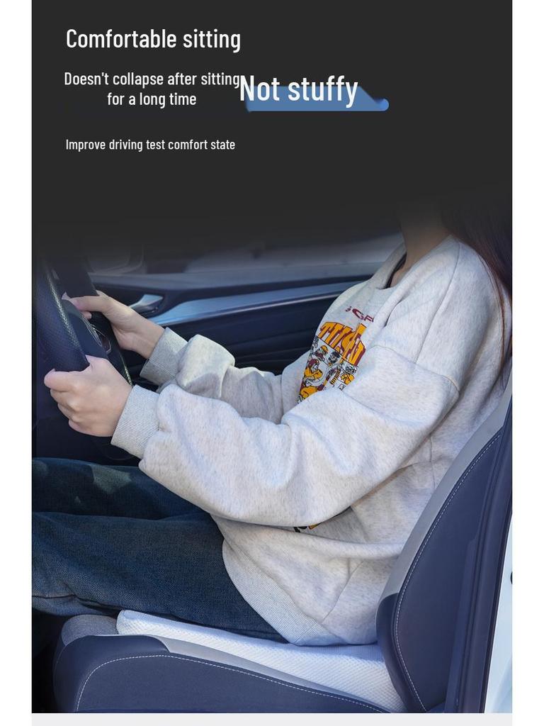 Car Seat Cushion for Driving Practice & Tests - Ideal for Short Drivers