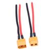 2Pcs Set XT60 Female, Adapter 14AWG Silicone Cable xt 60 connectors Male Connector stecker xt60 kabel Wire RC Accessory