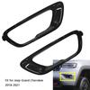 1 Pair Front Fog Light Lamp Cover Trim Left Right Black For Jeep Grand Cherokee 2017 2018 2019 2020 2026 YL31TZZAA 5YL30TZZAA