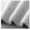 Men's 100% Pure Wool Half-High Collar Thick Cashmere Sweater - Autumn/Winter Loose Knit Pullover.