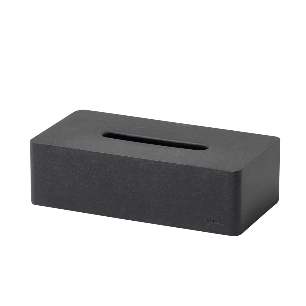 

ideaco Tissue Box, Stone Sand Black, Box Grande
