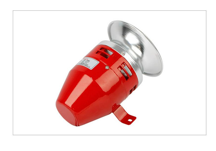 MS-390 High Decibel Electric Motor Air Raid Siren - 12V/24V/220V Alarm Horn