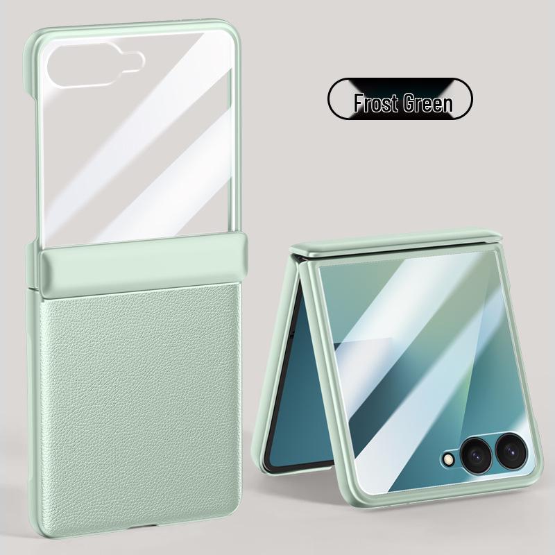 Funda plegable a prueba de caídas para Samsung Z Flip7 con protección de bisagra