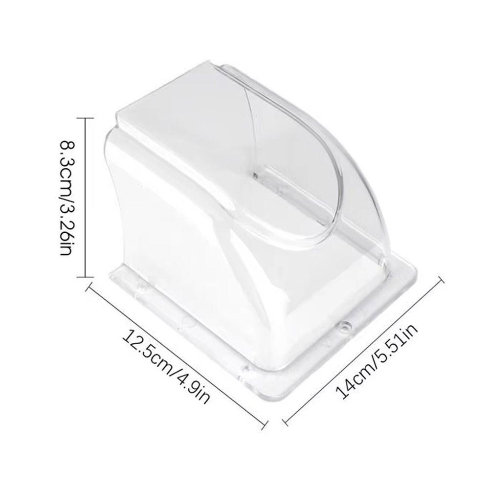 1Pcs Plastic Door Keypad Cover Chime Button Doorbell Protective Cover For Wireless Doorbell