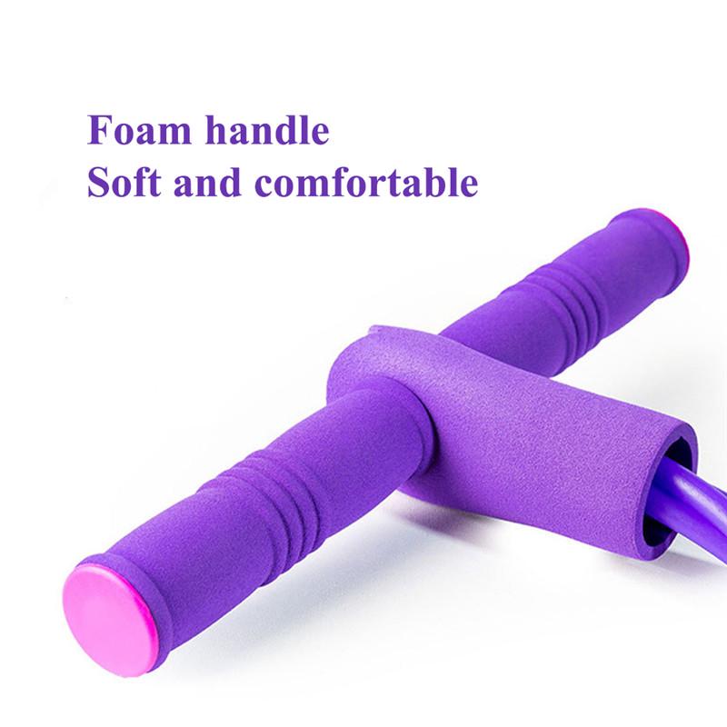 4 Tubes Strong Fitness Yoga Resistance Bands Latex Pedal Exerciser Sit- Up