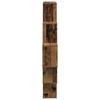 Wall Shelf Reclaimed Wood 120 x 20 x 136 cm Engineered Wood