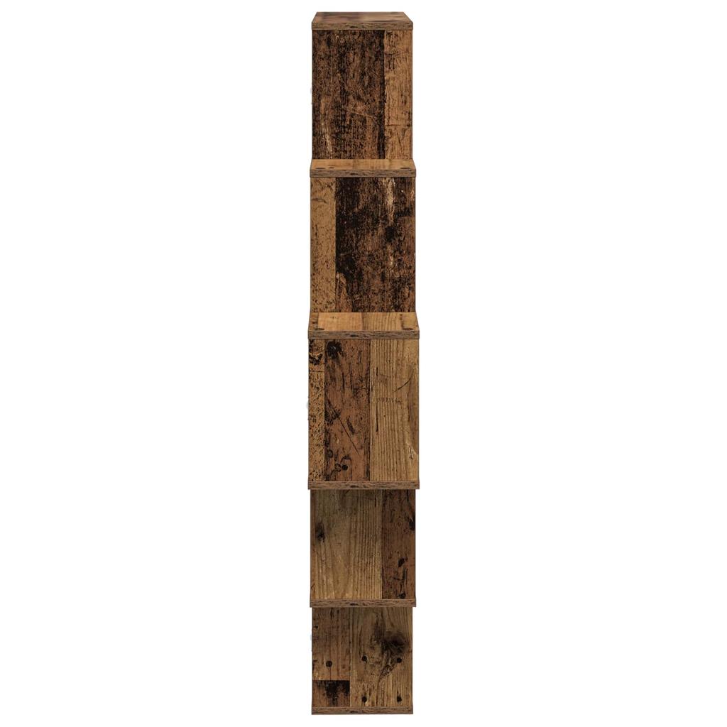 Wall Shelf Reclaimed Wood 120 x 20 x 136 cm Engineered Wood