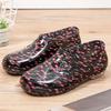 Low-top fashion models, light-mouth waterproof shoes, rain shoes, women's summer kitchen work rubber shoes, water-treading non-slip short overshoes