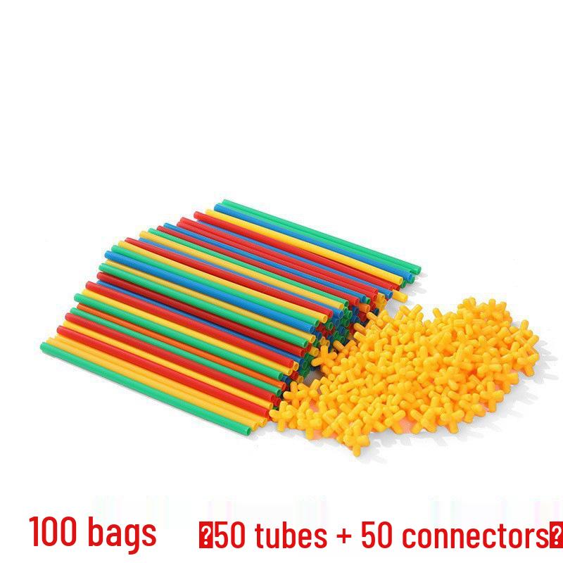 

Креативные сцепляющиеся трубы строительные блоки для детей детского сада - Образовательный набор игрушек для сборки