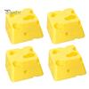 Cute Mechanical Keyboard Keycap 4PCS Cheese Keycaps, 3D Printed Macaron Color Key Caps, Creative Desktop Decoration for Gamers Cross Axis Switches
