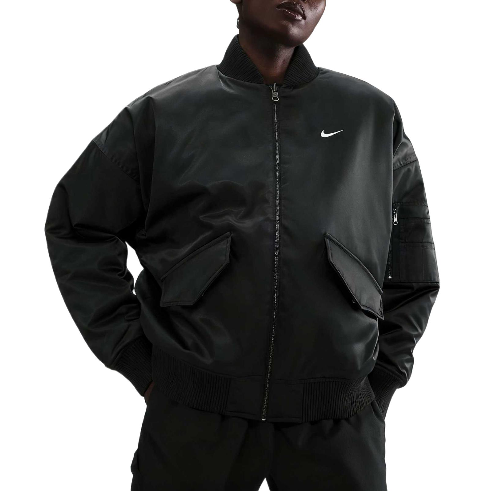 Nike Sportswear Women s Therma-FIT Reversible Bomber Jacket HV2812-010 M (8-10)