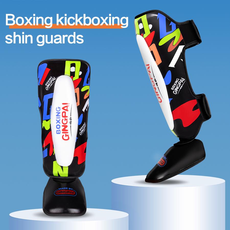 

Gingpai 3-11 лет Детская поддержка голеностопа Леггинсы для ног Боксерские щитки для голени ММА Муай-тай Кикбоксинг Защита ног Тренировочное оборудование S