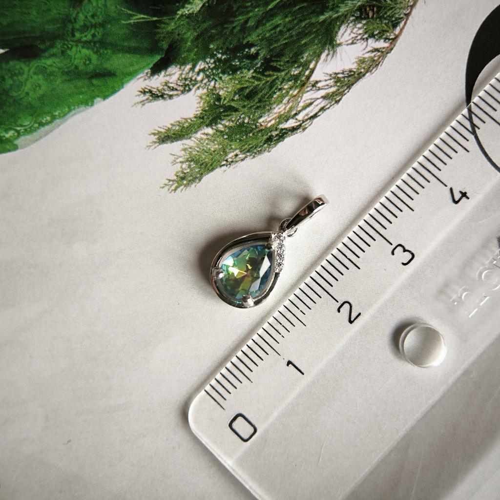 Серебряная подвеска с мистик топазом 0.736ct (2212645)