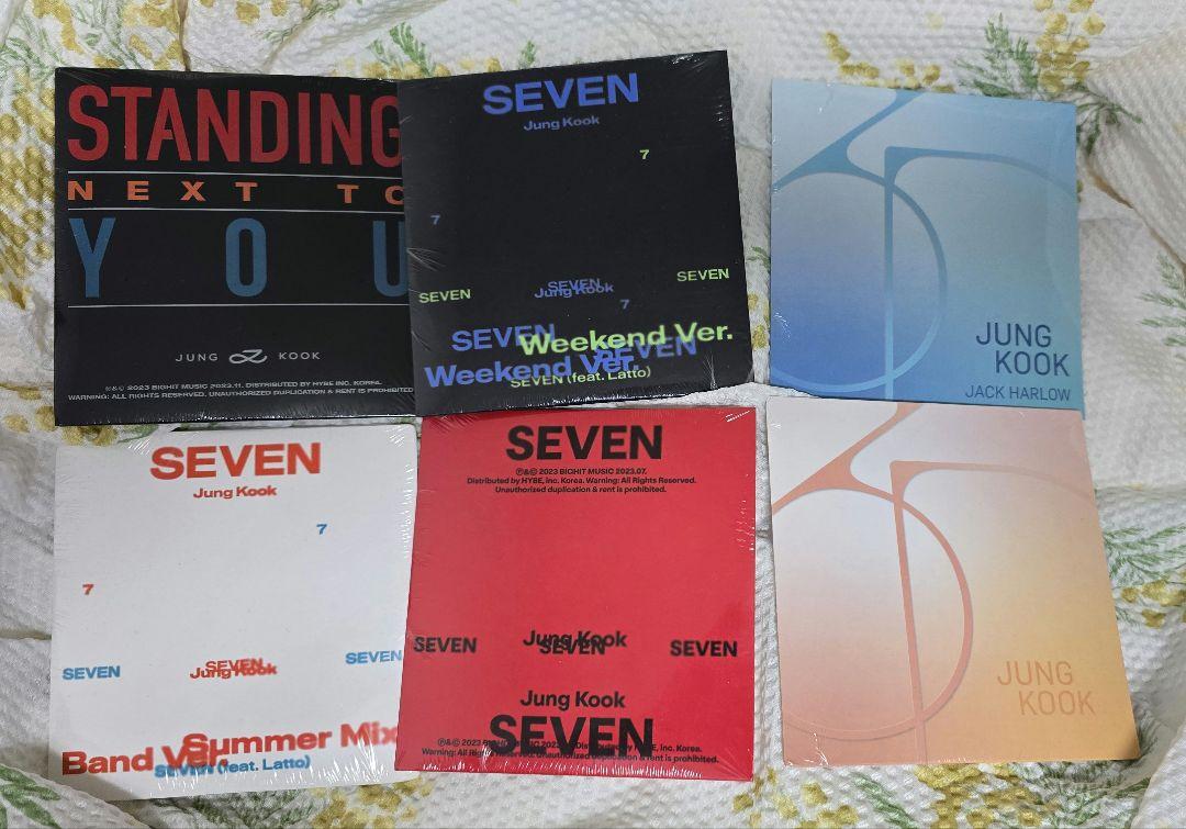 

[USED] BTS Jungkook US limited edition single CD set