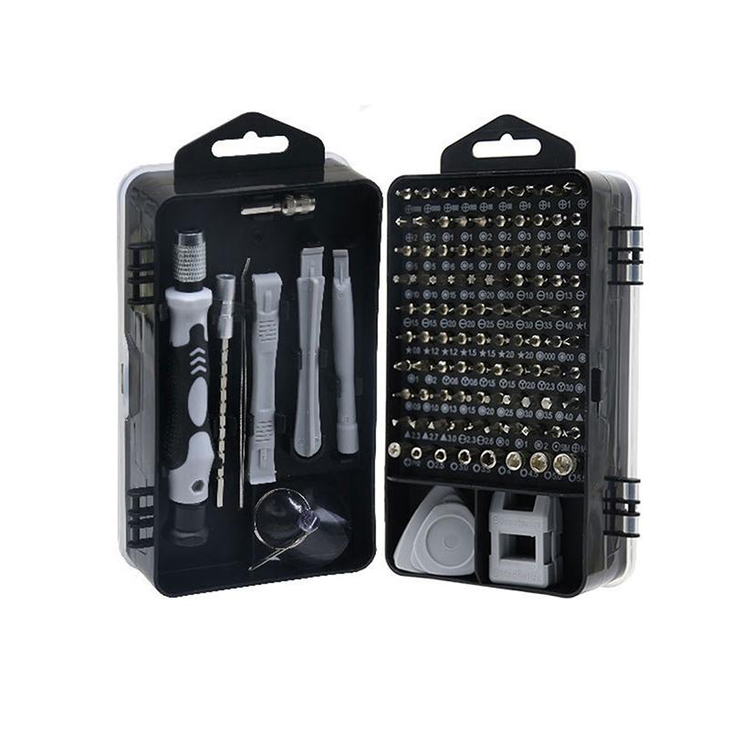NEU Präzisionsschraubendreher 115-in-1 Set multifunktionales professionelles Reparaturwerkzeug mit 98 magnetischen Bits geeignet für verschiedene Reparaturen