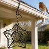 Star Shape Wire Wreath Hanging Basket Succulents Plant Holder Wall Planter Indoor Outdoor Garden Decoration