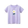 2026 Toddler Kid Baby Girls Clothes Summer Cotton T Shirt Short Sleeve Infant Top Cartoon Flower Print Tee Childrens Tshirt