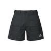 Jordan Elastic Mid-Waist Straight Shorts With Logo Women Bottoms Black DQ4546-010